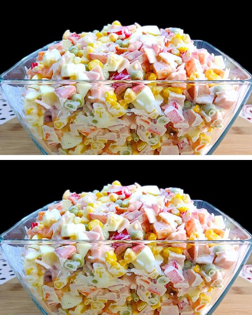 En lækker julesalat, super nem at tilberede.