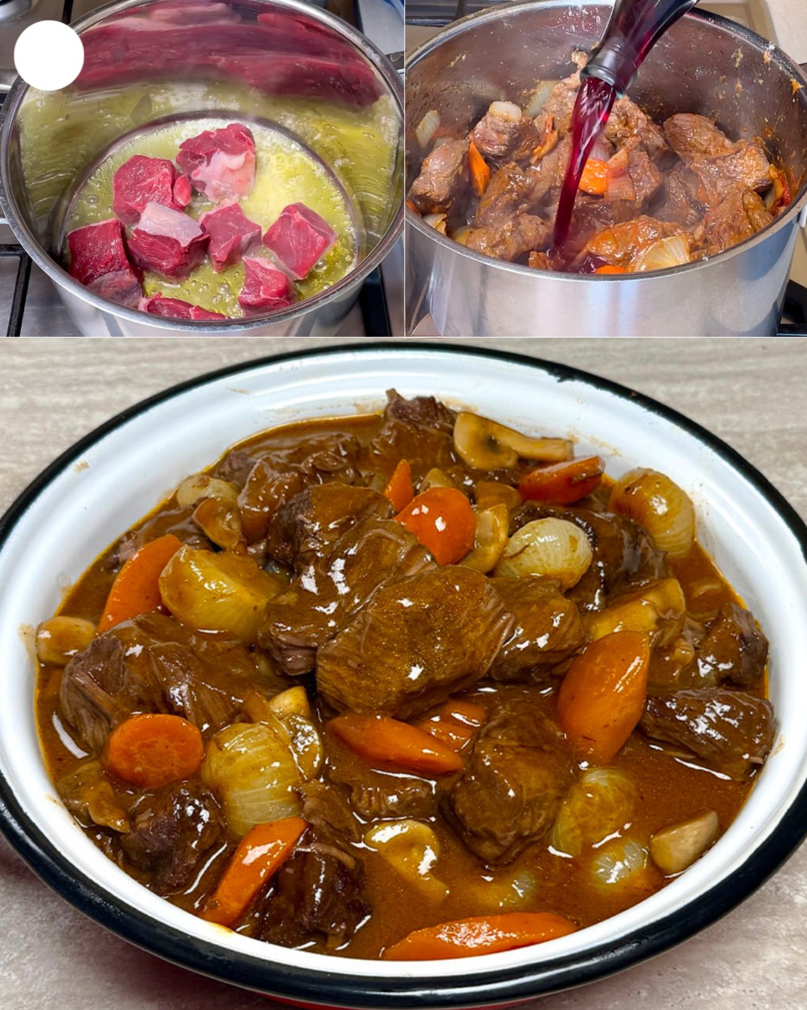 Boeuf Bourguignon Opskrift: Den klassiske franske oksegryde, der simrer langsomt i rødvin