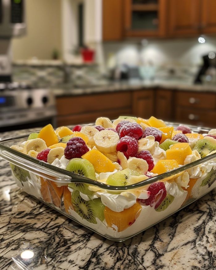 Nanas Frosne Frugtsalat