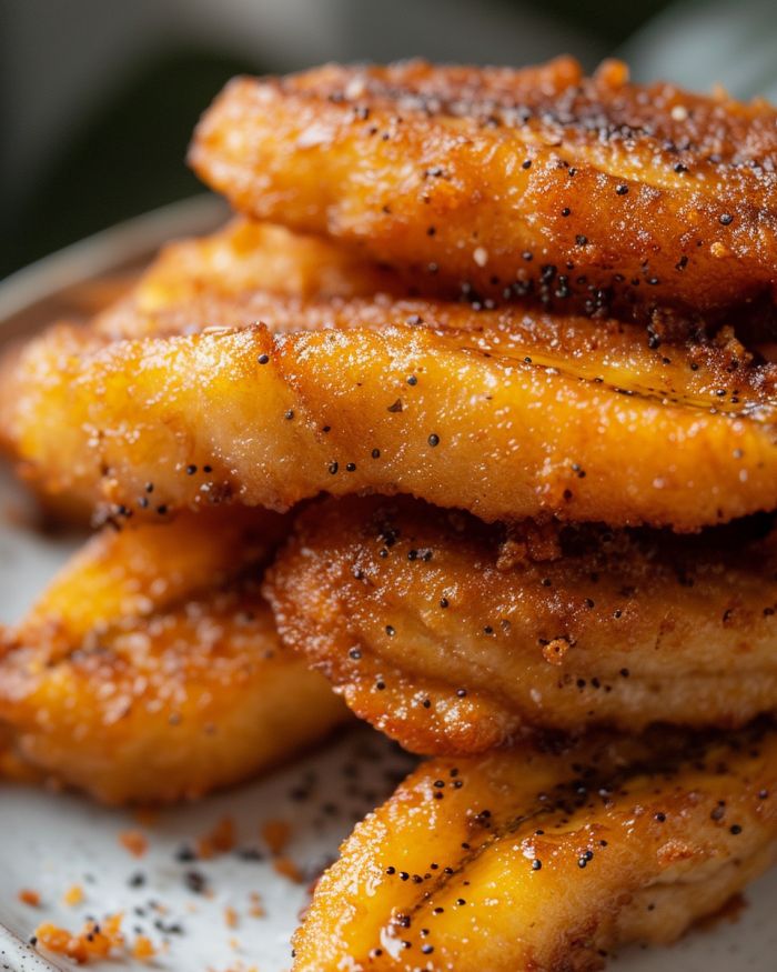 Pandestegte bananfritters