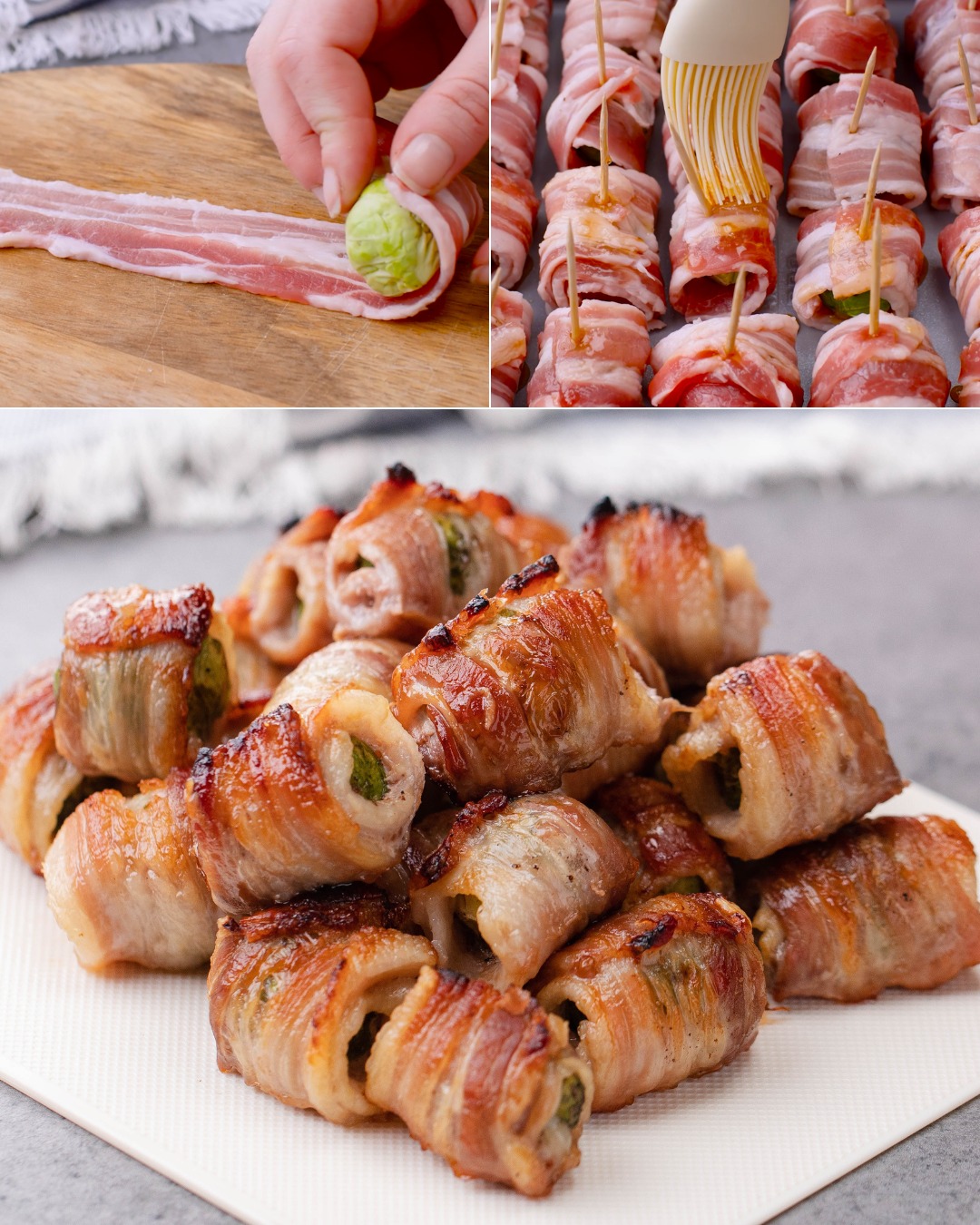Baconindpakkede rosenkål: til en original og super lækker tilbehørsret!