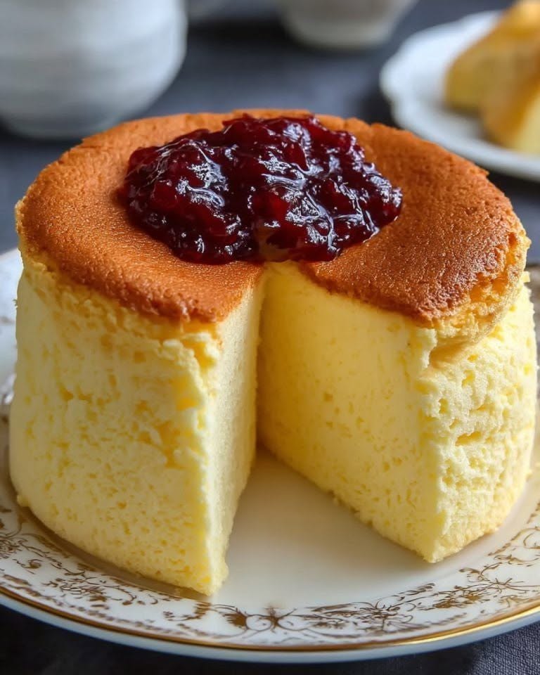 Japansk cheesecake der flyder i munden! Uimodståeligt let!