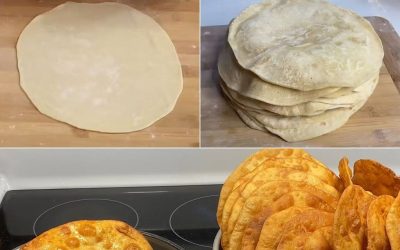 Hjemmelavede stegte kager (sprødstegt brød)