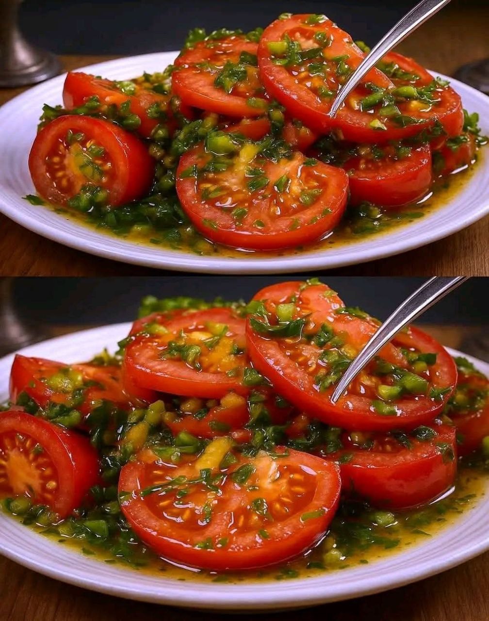Magisk tomatsalat: En eksplosion af smag i munden!