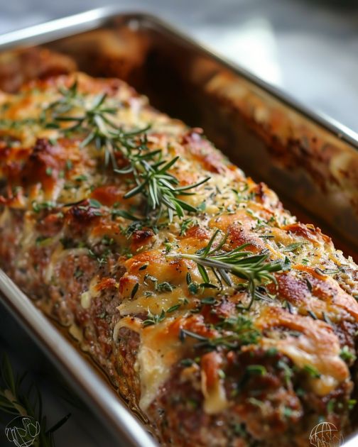 Krydderurtepaneret parmesanfarsbrød
