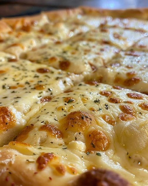 Ovnbagt “hvid” pizza