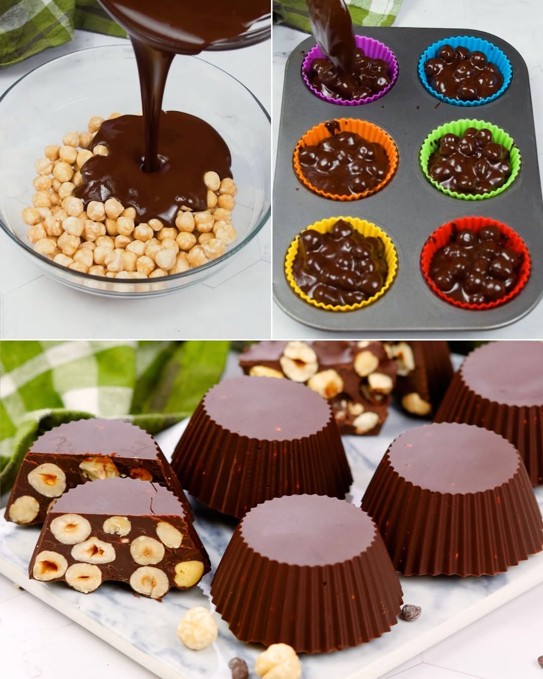 Chokoladehasselnøddekopper