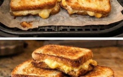 Den ultimative ostetoast til airfryer: sprød, smeltet og ubesværet.