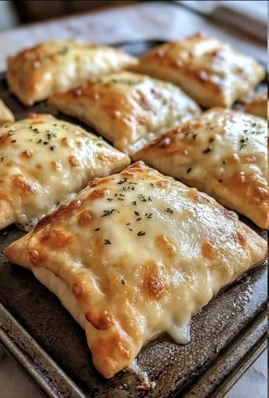 Cremet kylling Alfredo Calzone