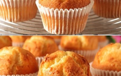 Luftige hjemmelavede muffins
