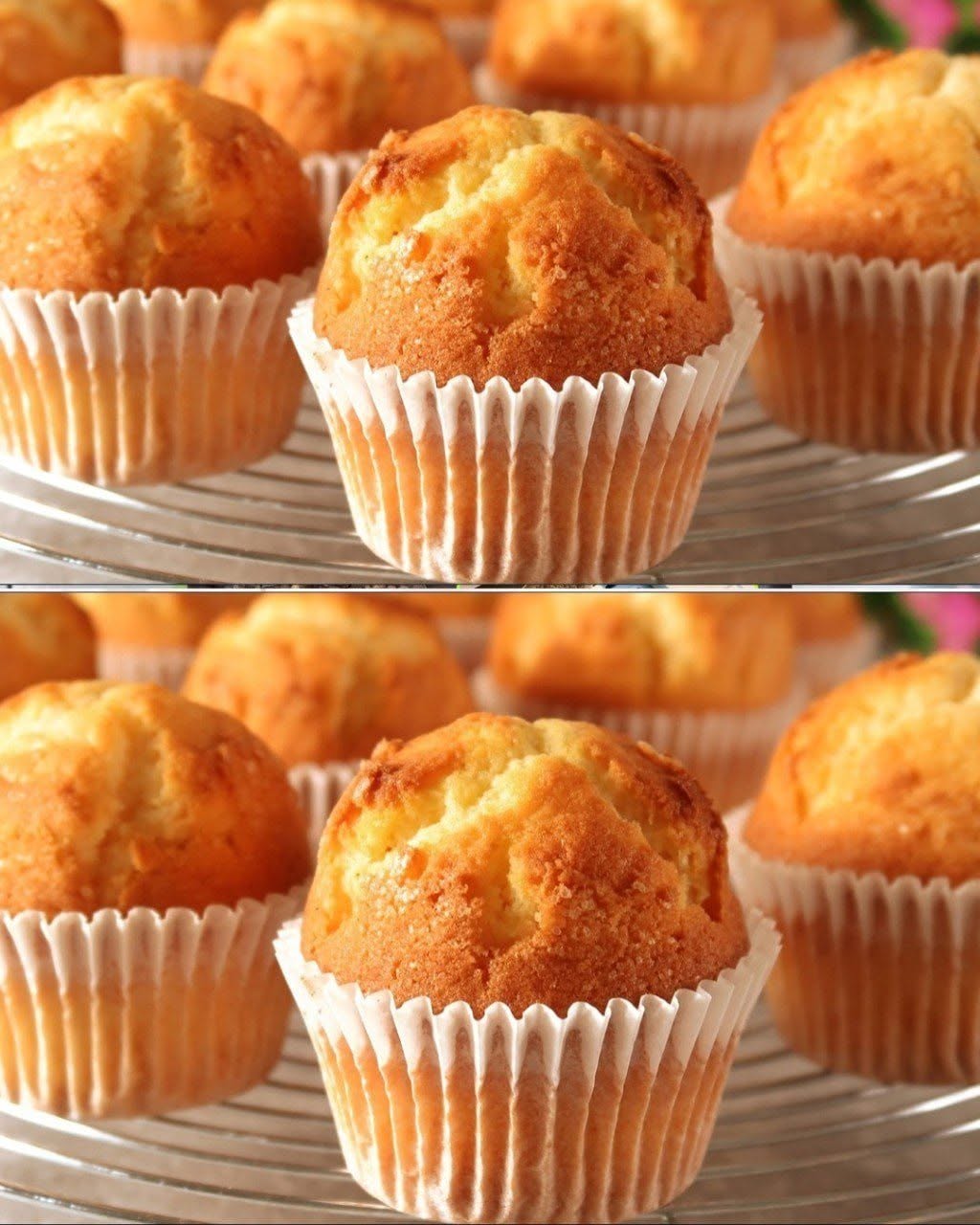 Luftige hjemmelavede muffins