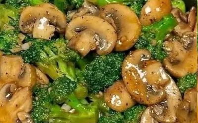 Broccoli har aldrig været så lækkert! Broccoli med hvidløgssvampe