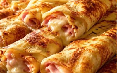 Ost- og skinkecrepes: Nem, hurtig og lækker opskrift