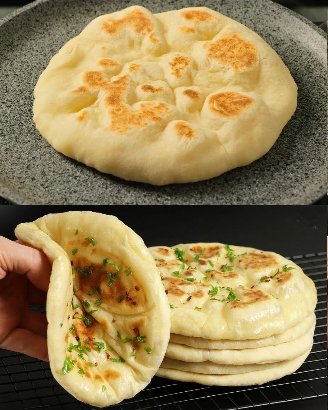 Hjemmelavet tyrkisk fladbrød