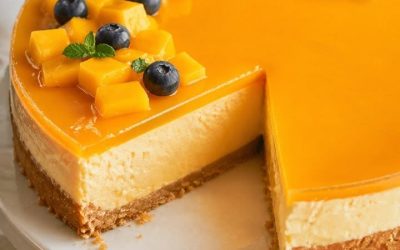 Mango-ostekake