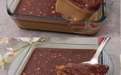 Cremet kaffe- og chokoladedessert med jordnødder