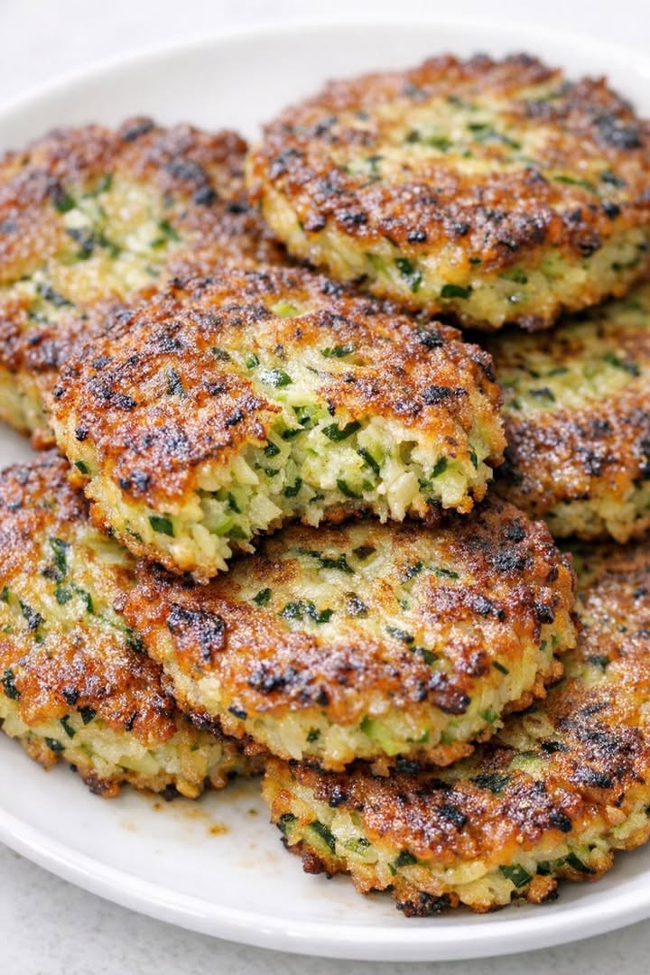 Min tante lavede disse hver sommer, da zucchini overtog hendes have. Kun 4 ingredienser. De forsvinder, før de overhovedet er kølet af.