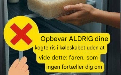 Opbevar aldrig dine kogte ris uden at vide dette