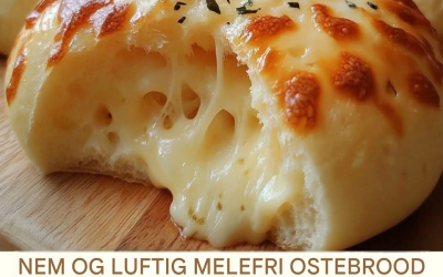 Nemt og luftigt melfrit ostebrød